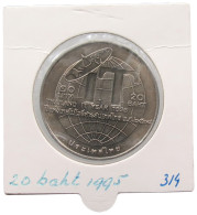 THAILAND 20 BAHT 1995 #alb070 0207 - Tailandia