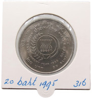 THAILAND 20 BAHT 1995 #alb070 0209 - Tailandia