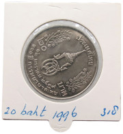 THAILAND 20 BAHT 1996 #alb070 0203 - Tailandia