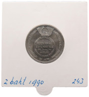 THAILAND 2 BAHT 1990 #alb070 0021 - Thailand