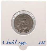 THAILAND 2 BAHT 1990 #alb070 0007 - Tailandia