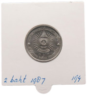 THAILAND 2 BAHT 1987 #alb070 0005 - Tailandia