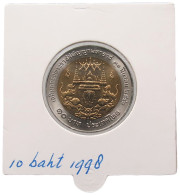 THAILAND 10 BAHT 1998 #alb070 0075 - Tailandia