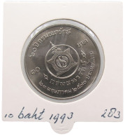 THAILAND 10 BAHT 1993 #alb069 0713 - Thaïlande