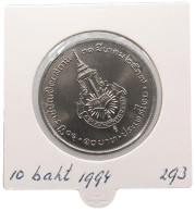 THAILAND 10 BAHT 1994 #alb069 0711 - Tailandia