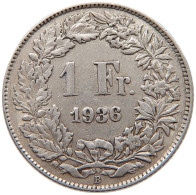 SWITZERLAND FRANC 1936 #s094 0173 - 1 Franc