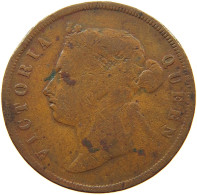 STRAITS SETTLEMENTS CENT 1875 #s097 0303 - Malasia