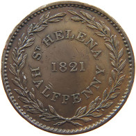 ST. HELENA HALFPENNY 1821 #s097 0143 - Sant'Elena