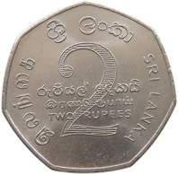 SRI LANKA 2 RUPEES 1976 #s098 0175 - Sri Lanka