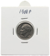 UNITED STATES OF AMERICA DIME 1988 P ROOSEVELT #alb071 0465 - 1946-...: Roosevelt