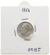 UNITED STATES OF AMERICA DIME 1956 ROOSEVELT #alb071 0437 - 1946-...: Roosevelt