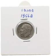 UNITED STATES OF AMERICA DIME 1956 D ROOSEVELT #alb071 0471 - 1946-...: Roosevelt