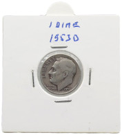 UNITED STATES OF AMERICA DIME 1953 D ROOSEVELT #alb071 0469 - 1946-...: Roosevelt