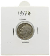 UNITED STATES OF AMERICA DIME 1947 ROOSEVELT #alb071 0451 - 1946-...: Roosevelt