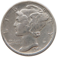 UNITED STATES OF AMERICA DIME 1943 S MERCURY #s100 0771 - 1916-1945: Mercury (Mercurio)