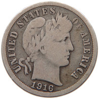 UNITED STATES OF AMERICA DIME 1916 S BARBER #s091 0227 - 1892-1916: Barber