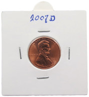 UNITED STATES OF AMERICA CENT 2007 D LINCOLN #alb072 0103 - 1959-…: Lincoln, Memorial Reverse