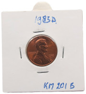 UNITED STATES OF AMERICA CENT 1983 D LINCOLN #alb072 0075 - 1959-…: Lincoln, Memorial Reverse