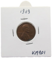 UNITED STATES OF AMERICA CENT 1969 LINCOLN #alb071 0717 - 1959-…: Lincoln, Memorial Reverse