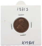 UNITED STATES OF AMERICA CENT 1971 S LINCOLN #alb072 0005 - 1959-…: Lincoln, Memorial Reverse