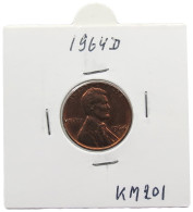 UNITED STATES OF AMERICA CENT 1964 D LINCOLN #alb071 0751 - 1959-…: Lincoln, Memorial Reverse