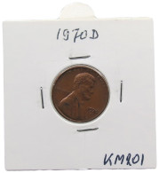 UNITED STATES OF AMERICA CENT 1970 D LINCOLN #alb071 0725 - 1959-…: Lincoln, Memorial Reverse