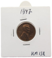 UNITED STATES OF AMERICA CENT 1947 LINCOLN #alb072 0129 - 1909-1958: Lincoln, Wheat Ears Reverse