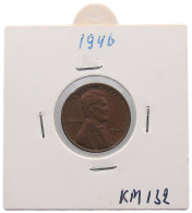 UNITED STATES OF AMERICA CENT 1946 LINCOLN #alb072 0127 - 1909-1958: Lincoln, Wheat Ears Reverse