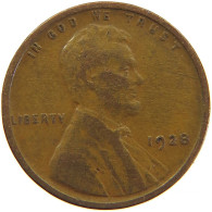 UNITED STATES OF AMERICA CENT 1928 #s100 0423 - 1909-1958: Lincoln, Wheat Ears Reverse