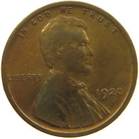 UNITED STATES OF AMERICA CENT 1920 LINCOLN #s091 0343 - 1909-1958: Lincoln, Wheat Ears Reverse