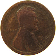 UNITED STATES OF AMERICA CENT 1912 D LINCOLN #s091 0313 - 1909-1958: Lincoln, Wheat Ears Reverse