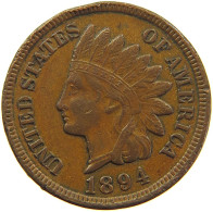 UNITED STATES OF AMERICA CENT 1894 INDIAN HEAD #s091 0391 - 1859-1909: Indian Head