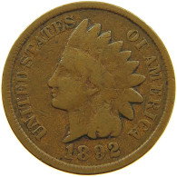 UNITED STATES OF AMERICA CENT 1892 INDIAN HEAD #s091 0375 - 1859-1909: Indian Head