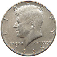 UNITED STATES OF AMERICA 1/2 DOLLAR 1968 D KENNEDY #s093 0021 - 1964-…: Kennedy