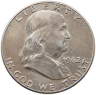 UNITED STATES OF AMERICA 1/2 DOLLAR 1962 D FRANKLIN #s093 0011 - 1948-1963: Franklin