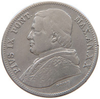 VATICAN 20 BAIOCCHI 1865 R Pius IX. 1846-1878. #s101 0367 - Vaticano