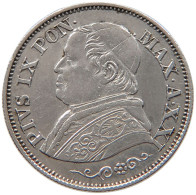 VATICAN 10 SOLDI 1866 Pius IX. 1846-1878. #s101 0093 - Vaticano