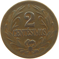 URUGUAY 2 CENTESIMOS 1947 #s100 0407 - Uruguay