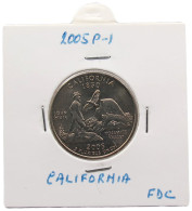 UNITED STATES OF AMERICA QUARTER 2005 P CALIFORNIA #alb071 0293 - 1999-2009: State Quarters