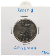 UNITED STATES OF AMERICA QUARTER 2002 P LOUISIANA #alb071 0215 - 1999-2009: State Quarters