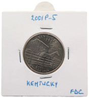 UNITED STATES OF AMERICA QUARTER 2001 P KENTUCKY #alb071 0219 - 1999-2009: State Quarters