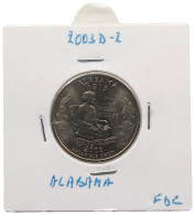 UNITED STATES OF AMERICA QUARTER 2003 D ALABAMA #alb071 0209 - 1999-2009: State Quarters