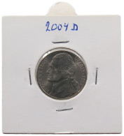 UNITED STATES OF AMERICA NICKEL 2004 D JEFFERSON #alb070 0661 - 1938-…: Jefferson