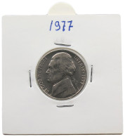 UNITED STATES OF AMERICA NICKEL 1977 JEFFERSON #alb070 0551 - 1938-…: Jefferson