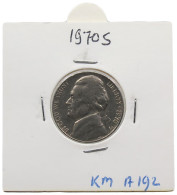 UNITED STATES OF AMERICA NICKEL 1970 S JEFFERSON #alb070 0515 - 1938-…: Jefferson