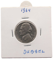 UNITED STATES OF AMERICA NICKEL 1964 JEFFERSON #alb070 0529 - 1938-…: Jefferson