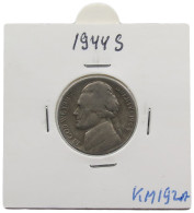 UNITED STATES OF AMERICA NICKEL 1944 S JEFFERSON #alb070 0593 - 1938-…: Jefferson