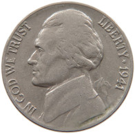 UNITED STATES OF AMERICA NICKEL 1941 JEFFERSON #s093 0103 - 1938-…: Jefferson