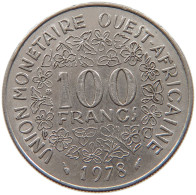 WEST AFRICAN STATES 100 FRANCS 1978 #s090 0181 - Autres – Afrique