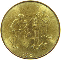 WEST AFRICAN STATES 10 FRANCS 1981 #s095 0601 - Other - Africa